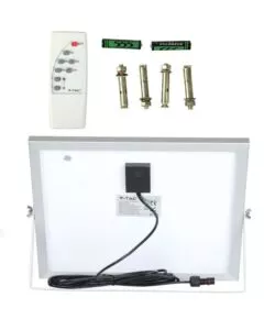 FARO LED CON PANNELLO SOLARE 16W, 4000K