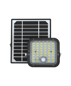 PANNELLO LED CON RICARICA SOLARE E SENSORE 10W, 6400K