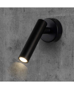 APPLIQUE SLIM DA HOTEL NERA PER LETTURA 2W, 4000K