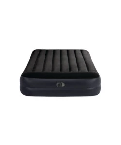 MATERASSO MATRIMONIALE AUTOGONFIANTE INTEX "DURA-BEAM PILLOW REST RAISED" COLORE BLU SCURO CON POMPA ELETTRICA INCLUSA, 152X203X42 CM - COD. 64124ND