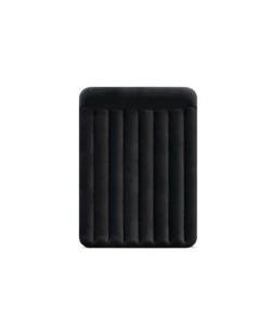 MATERASSO MATRIMONIALE AUTOGONFIANTE INTEX "DURA-BEAM PILLOW REST RAISED" COLORE BLU SCURO CON POMPA ELETTRICA INCLUSA, 152X203X42 CM - COD. 64124ND