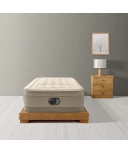 MATERASSO SINGOLO AUTOGONFIANTE INTEX "DURA-BEAM PILLOW ULTRA PUSH" COLORE BEIGE CON POMPA INCLUSA, 99X191X46 CM - COD. 64426ND