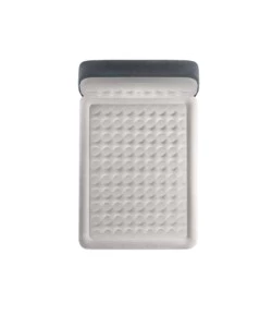 MATERASSO MATRIMONIALE AUTOGONFIANTE INTEX "DURA-BEAM PILLOW ULTRA PUSH" COLORE GRIGIO CHIARO E POMPA ELETTRICA INCLUSA 152X236X86 CM - cod 64448ND