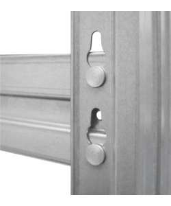 BANCO DA LAVORO CON STRUTTURA IN ACCIAIO E PIANO IN LEGNO MASSICCIO, 150X60X90 CM