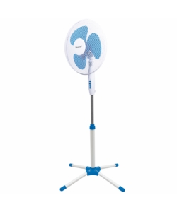 VENTILATORE A PIANTANA CON 3 PALE E 3 VELOCITÀ BIANCO 45 W