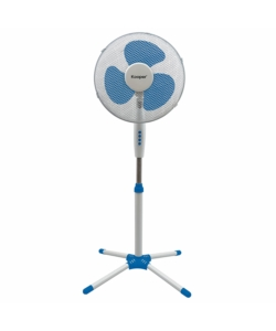 VENTILATORE A PIANTANA CON 3 PALE E 3 VELOCITÀ BIANCO 45 W
