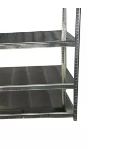 SCAFFALE IN METALLO EASY SYSTEM CON 5 RIPIANI, 100X40X187 CM