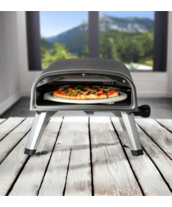 FORNO PIZZA A GAS ARNOLD "VULCANO" NERO 1 PIZZA