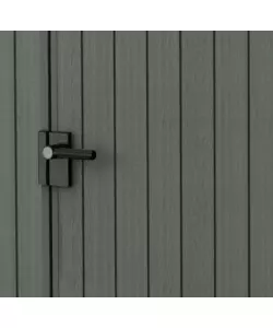 CASETTA DA GIARDINO KETER "DARWIN 4x4" IN EVOTECH+ COLORE VERDE CON PORTA BATTENTE SINGOLA 123,8X117X205,1 CM