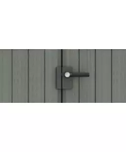 CASETTA DA GIARDINO KETER "DARWIN 6x8" IN EVOTECH+ COLORE VERDE CON PORTA BATTENTE DOPPIA 190X244X221 CM