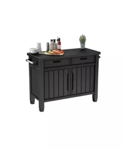 TAVOLINO PER BARBECUE KETER "UNITY XL" COLORE GRAFITE, 125,5X51,5X90 CM