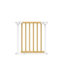 CANCELLETTO BIMBI ARMONIA "WOOD" BIANCO IN METALLO E LEGNO 75X76H CM