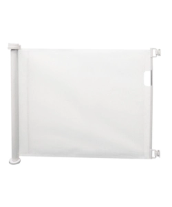 CANCELLETTO DI SICUREZZA PER BAMBINI ARMONIA "BIMBI ROLLER" RIAVVOLGIBILE COLORE BIANCO IN ABS E PVC 137X86 CM