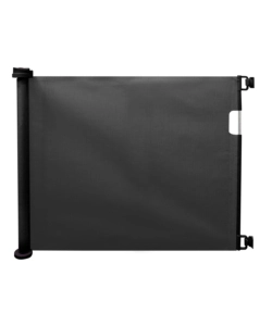 CANCELLETTO DI SICUREZZA PER BAMBINI ARMONIA "BIMBI ROLLER" RIAVVOLGIBILE COLORE NERO IN ABS E PVC 137X86 CM