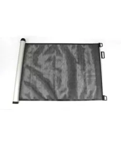CANCELLETTO DI SICUREZZA PER BAMBINI ARMONIA "BIMBI LUXE" RIAVVOLGIBILE COLORE NERO IN ABS E PVC 130X89 CM