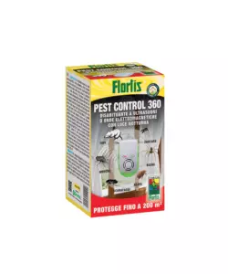 DISABITUANTE AD ULTRASUONI E ONDE ELETTROMAGNETICHE FLORTIS "PEST CONTROL 360"