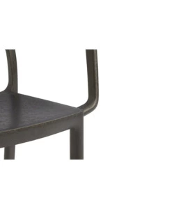 SEDIA DA ESTERNO KETER "METALINE" IN POLIPROPILENE EFFETTO METALLO COLORE BRONZO, 60X53X81 CM