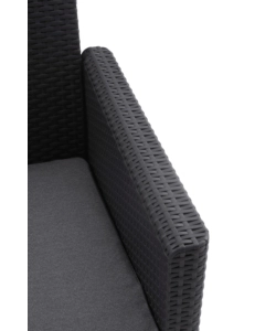 SET DA GIARDINO KETER "MARIE LOUNGE" COLORE GRAFITE, 4 POSTI