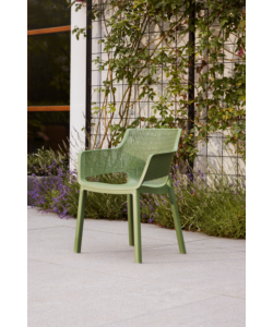 SET DA 6 PEZZI SEDIA DA ESTERNO KETER "ELISA" IN POLIPROPILENE, COLORE VERDE, ARANCIONE E AZZURRO, 61X54X79 CM