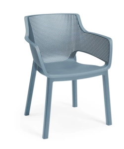SET DA 6 PEZZI SEDIA DA ESTERNO KETER "ELISA" IN POLIPROPILENE, COLORE VERDE, ARANCIONE E AZZURRO, 61X54X79 CM
