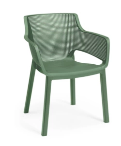 SET DA 6 PEZZI SEDIA DA ESTERNO KETER "ELISA" IN POLIPROPILENE, COLORE VERDE, ARANCIONE E AZZURRO, 61X54X79 CM