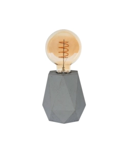 LAMPADA DA TAVOLO ONLI "VENTURA" 1 LUCE GRIGIO E27