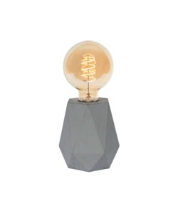 LAMPADA DA TAVOLO ONLI "VENTURA" 1 LUCE GRIGIO E27