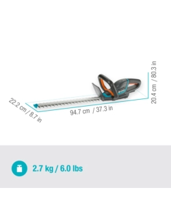 TAGLIASIEPI A BATTERIA GARDENA "COMFORTCUT 50" LAMA 50 CM 18V, SOLO CORPO MACCHINA