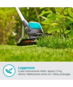 TRIMMER A BATTERIA GARDENA "EASY CUT 23" 18V 2AH E CARICABATTERIE
