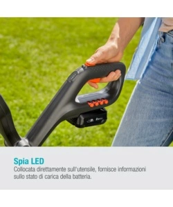 TRIMMER A BATTERIA GARDENA "EASY CUT 23" 18V 2AH E CARICABATTERIE