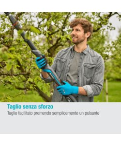 SVETTATOIO TELESCOPICO A BATTERIA GARDENA "HIGHCUT" TAGLIO 28 MM 18V 2,0AH