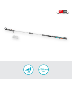 SVETTATOIO TELESCOPICO A BATTERIA GARDENA "HIGHCUT" TAGLIO 28 MM 18V 2,0AH