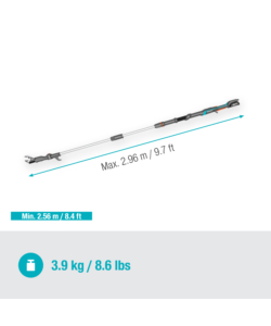 SVETTATOIO TELESCOPICO A BATTERIA GARDENA "HIGHCUT" TAGLIO 28 MM 18V 2,0AH