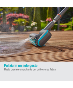 SPAZZOLA MULTIFUNZIONE A BATTERIA GARDENA "AQUABRUSH UNIVERSAL" 18V 2,5AH