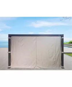 SET 4 TENDE PER PERGOLA RIVIERA "MAGNOLIA" GRIGIO CHIARO 300X400 CM