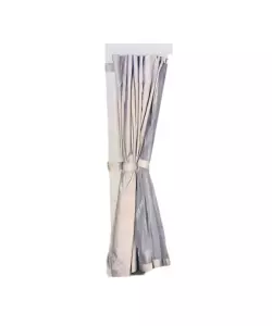 SET 4 TENDE ZANZARIERE PER PERGOLA RIVIERA "MAGNOLIA" GRIGIO CHIARO 300X400 CM