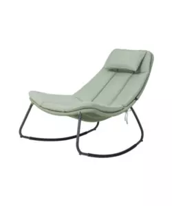 POLTRONA DA GIARDINO A DONDOLO RIVIERA "DALIA" VERDE 126X95X90 CM