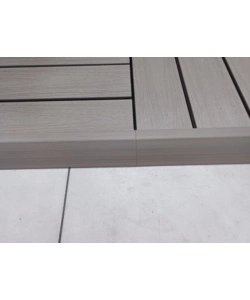 PROFILO IN WPC ANTIMACCHIA GRIGIO PER PAVIMENTAZIONE DA ESTERNO 60 CM