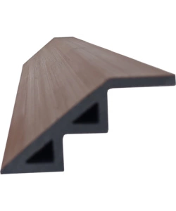 PROFILO IN WPC ANTIMACCHIA FINITURA TEAK PER PAVIMENTAZIONE DA ESTERNO 60 CM