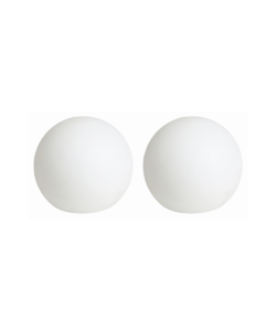 SET DA 2 SFERE LUMINOSE SOLARE A LED RIVIERA IN PE E ABS Ø30X28 CM