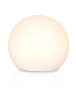 SET DA 2 SFERE LUMINOSE SOLARE A LED RIVIERA IN PE E ABS Ø30X28 CM