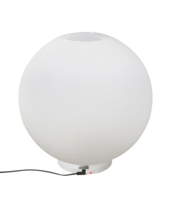 SFERA LUMONOSA E SPEAKER IN BLUETOOTH SOLARE RIVIERA IN PE E ABS Ø30X26 CM