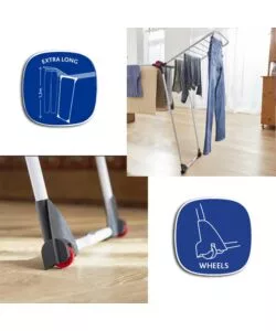 STENDIBIANCHERIA VILEDA "INFINITY FLEX" ESTENSIBILE 117-205 CM