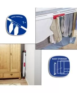 STENDIBIANCHERIA VILEDA "INFINITY FLEX" ESTENSIBILE 117-205 CM