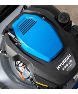 TAGLIAERBA A SCOPPIO TRAZIONATO HYUNDAI "65831" TAGLIO 56 CM 224 CC - AVVIAMENTO ELETTRICO