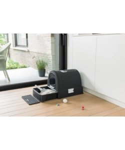 LETTIERA E TRASPORTINO PER GATTI KETER "CAT LITTER BOX" IN POLIPROPILENE COLORE ANTRACITE, 51X39X39 CM