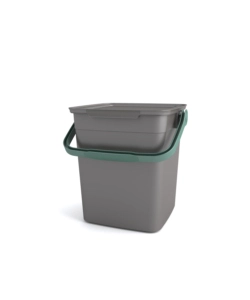 PATTUMIERA PER RIFIUTI ORGANICI KETER "SMART CONTAINER BIO COMPOST" IN POLIPROPILENE CON MANICO, 25,5X23X25 CM