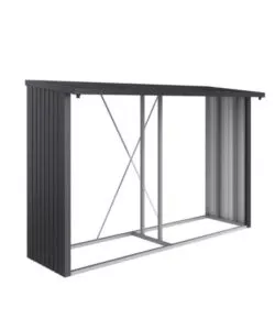 LEGNAIA BIOHORT "WOODSTOCK 300" IN ACCIAIO ZINCATO GRIGIO SCURO METALLIZZATO, 300,7X102X199 CM - 37040