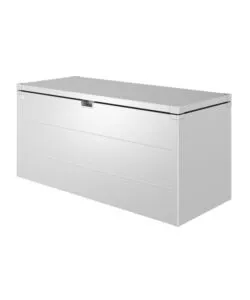 BAULE DA ESTERNO IMPERMEABILE BIOHORT "STYLEBOX 170" IN ACCIAIO ZINCATO ARGENTO METALLIZZATO 685 LT 170X70X81 CM - COD. B330710