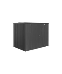 ARMADIO PER ATTREZZI BIOHORT "MISURA 230 LARGE" IN ACCIAIO ZINCATO COLORE GRIGIO SCURO METALLIZZATO, 288X155X184 CM